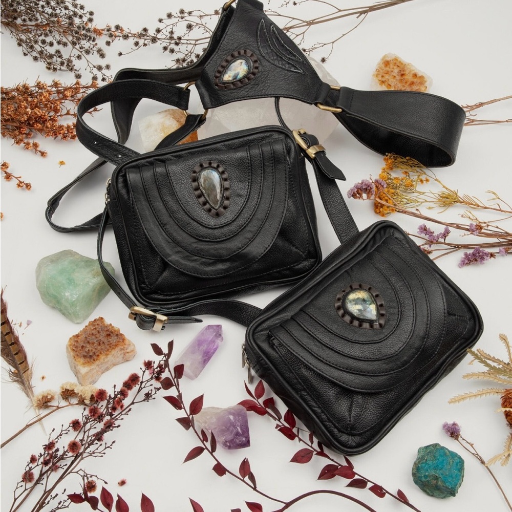 Black Leather Women's Bag